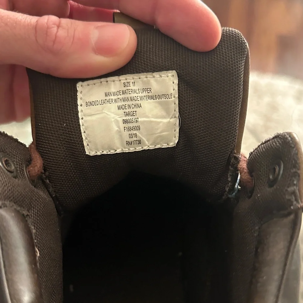 Target Men's Tan and Brown Boots